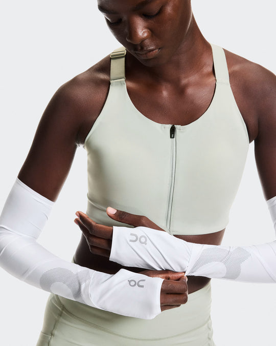 On Solar Arm Sleeves Unisex White