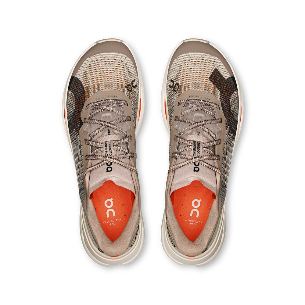 On Cloudultra Pro Mens Trail Running Shoe Cinder Pearl
