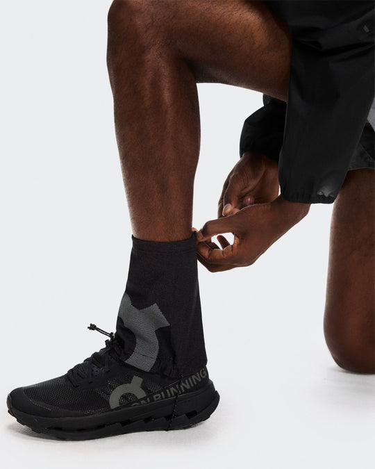 On Trail Shoe Gaiter Unisex Black
