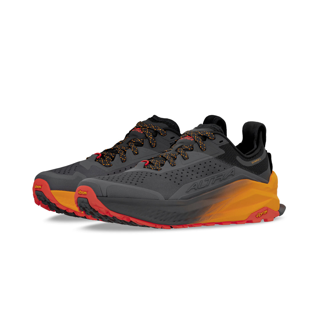 Altra Olympus 6 Mens Trail Running Shoe - Black/Orange