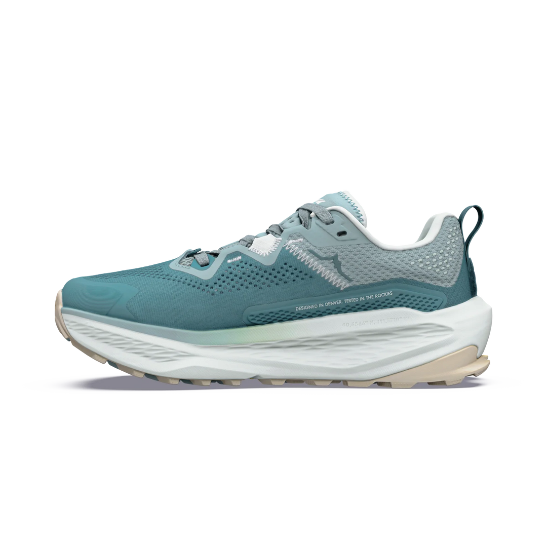 Altra Olympus 7 Womens Trail Shoe - Sea Pine/Ice/Green