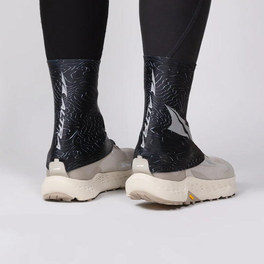 Altra Trail Gaiter Black Silver Gray
