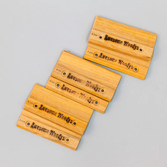 Awesome Woodys Edgies - Set of 6 Micro Climbing Holds