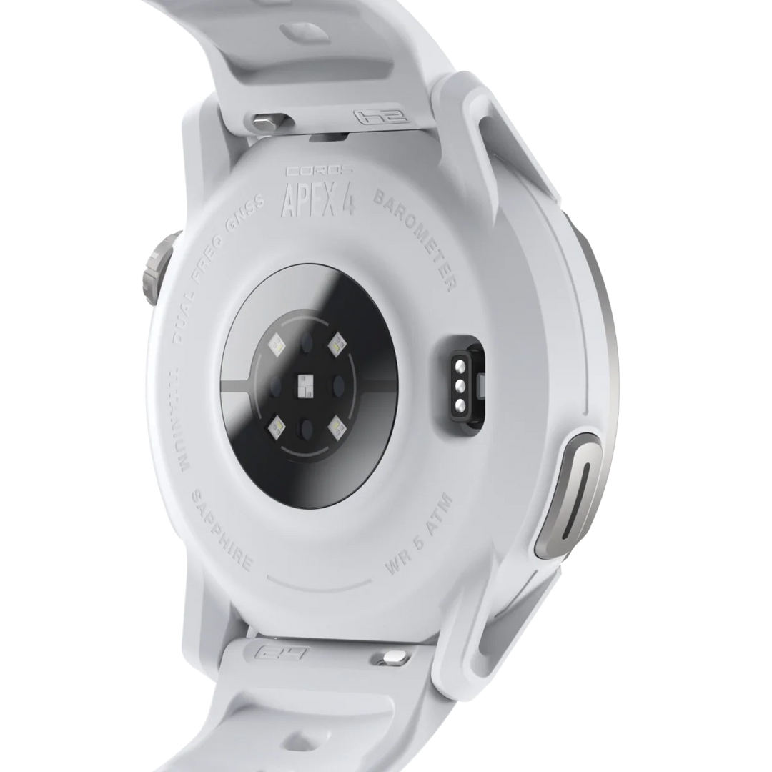 COROS APEX 4 46MM WHITE w/Silicone Band