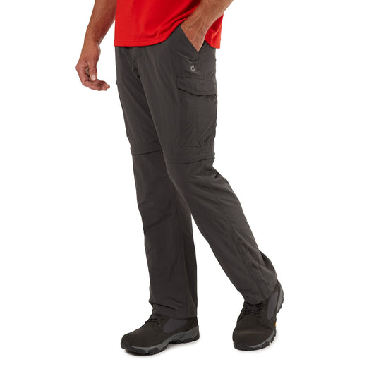 Craghoppers NosiLife Convertible II Trousers Long Black Pepper