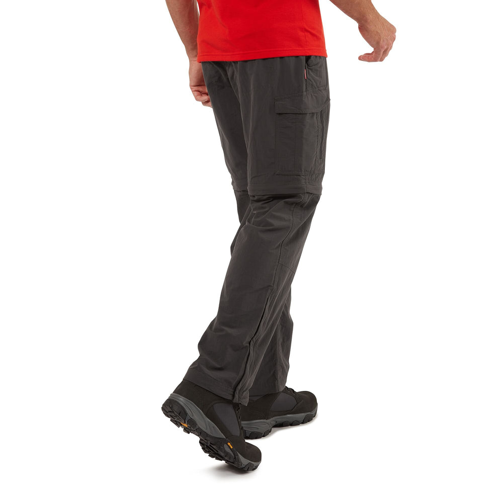 Craghoppers NosiLife Convertible II Trousers Long Black Pepper