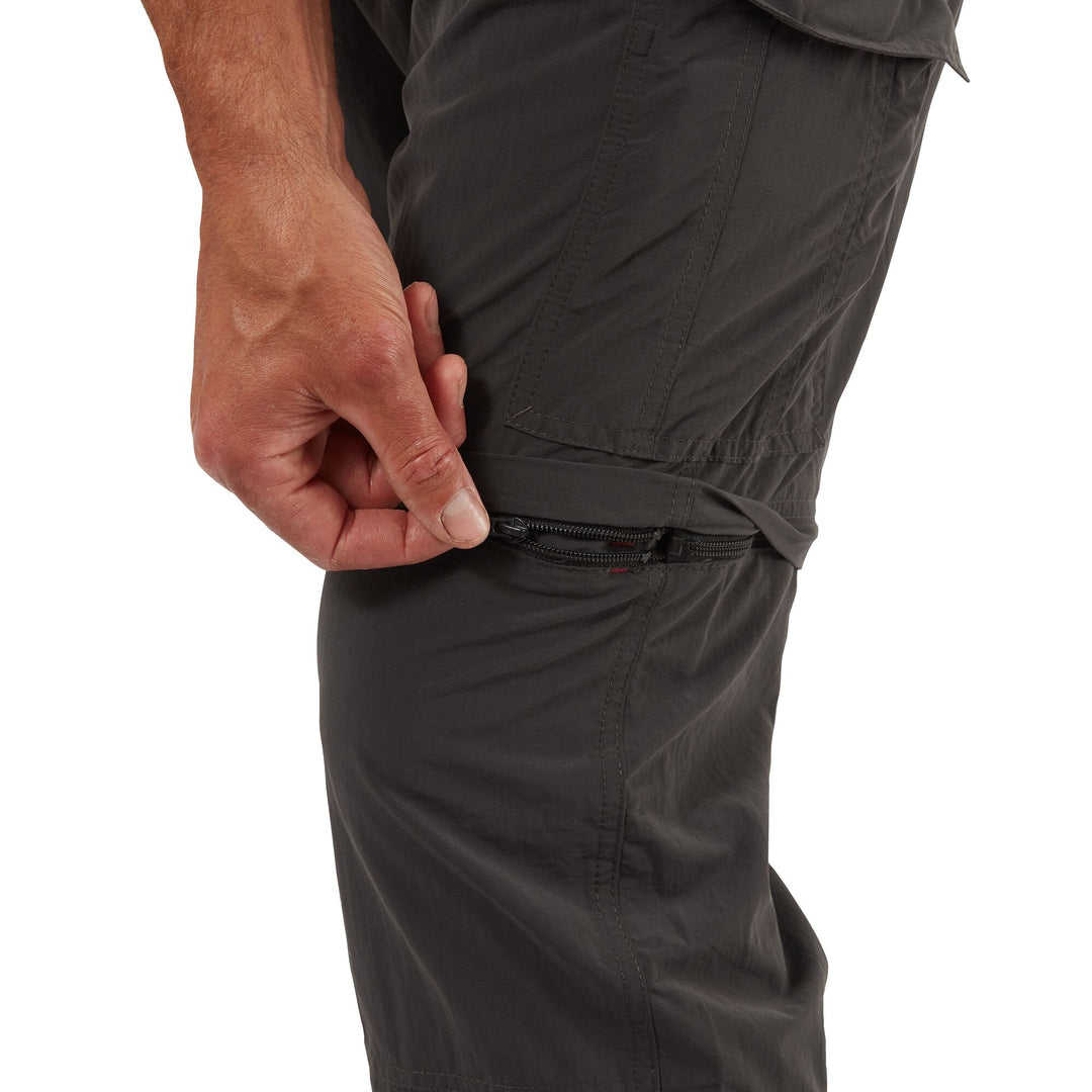 Craghoppers NosiLife Convertible II Trousers Long Black Pepper