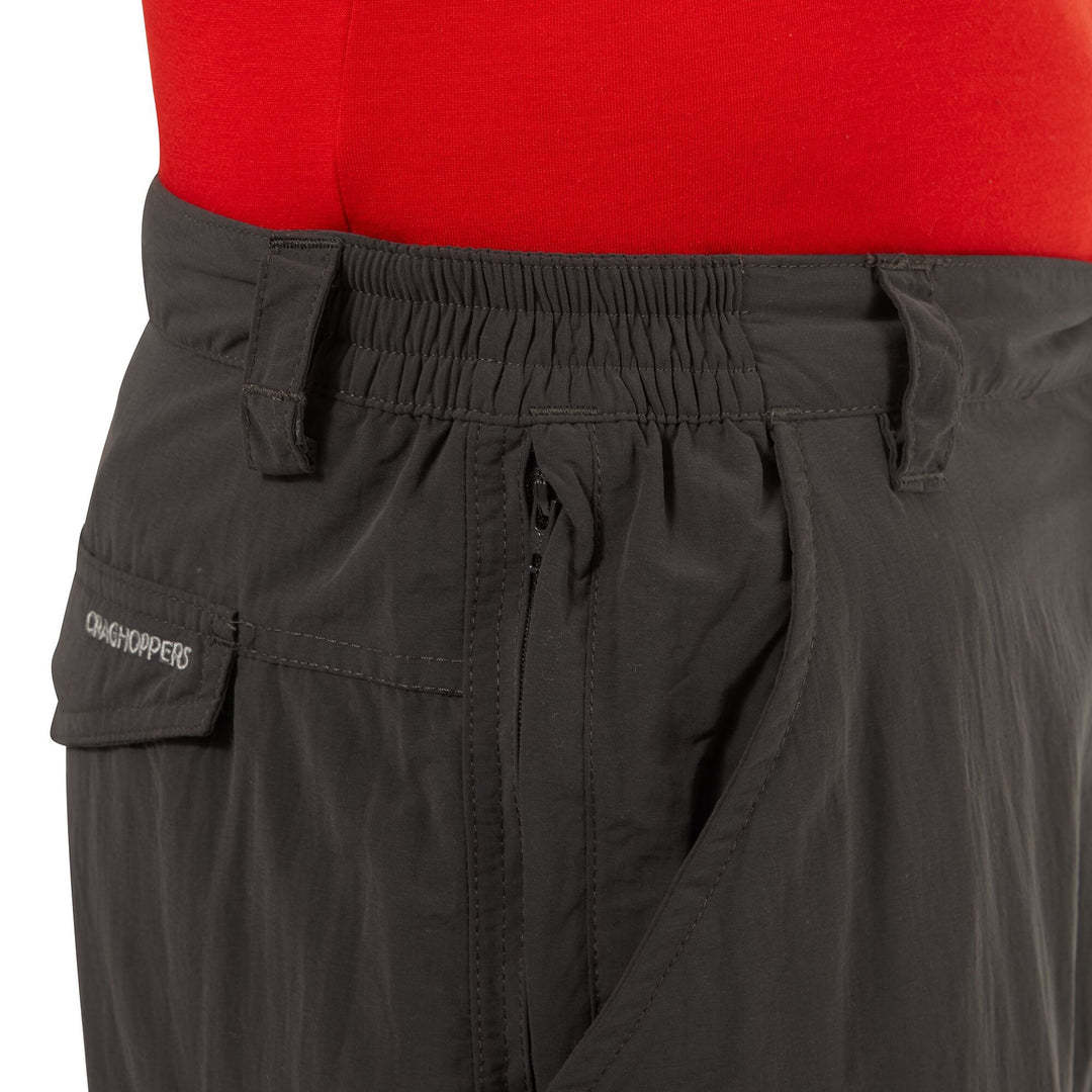 Craghoppers NosiLife Convertible II Trousers Long Black Pepper