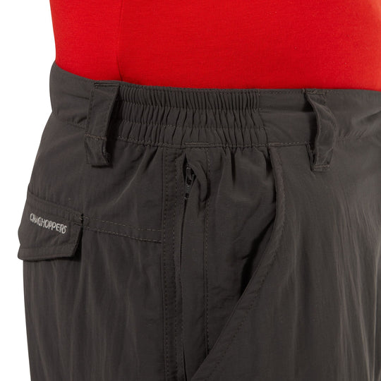 Craghoppers NosiLife Convertible II Trousers Long Black Pepper