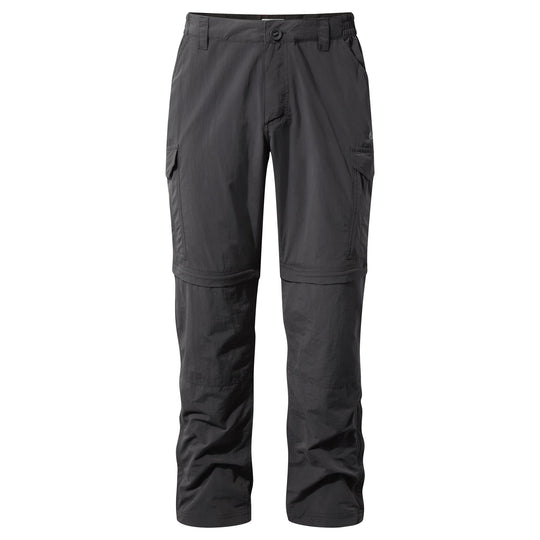 Craghoppers NosiLife Convertible II Trousers Long Black Pepper