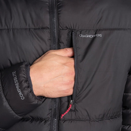 Craghoppers Compresslite VIII Hooded Jacket Black