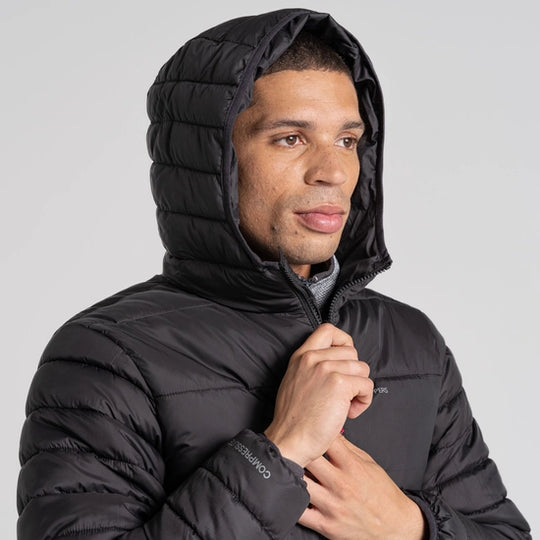 Craghoppers Compresslite VIII Hooded Jacket Black