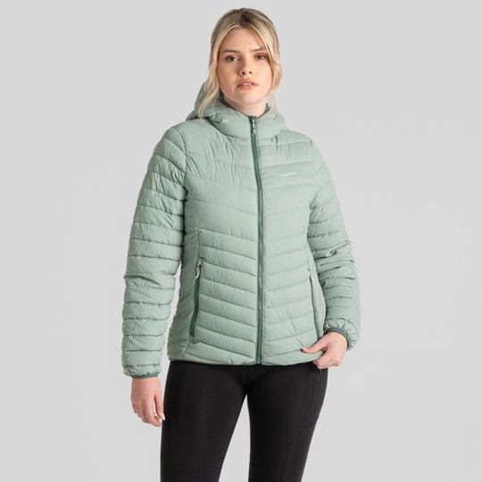 Craghoppers Compresslite VIII Hooded Jacket MdowH/FrPine