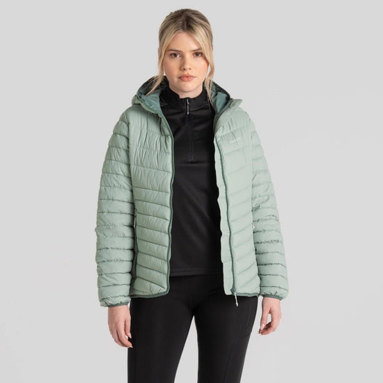 Craghoppers Compresslite VIII Hooded Jacket MdowH/FrPine