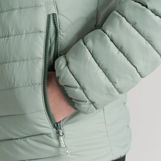 Craghoppers Compresslite VIII Hooded Jacket MdowH/FrPine