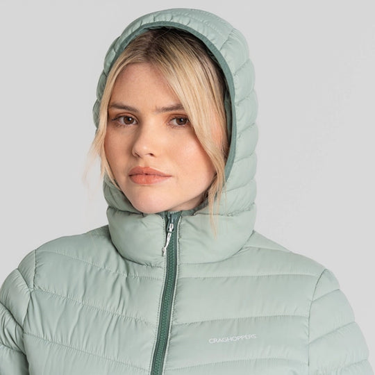 Craghoppers Compresslite VIII Hooded Jacket MdowH/FrPine