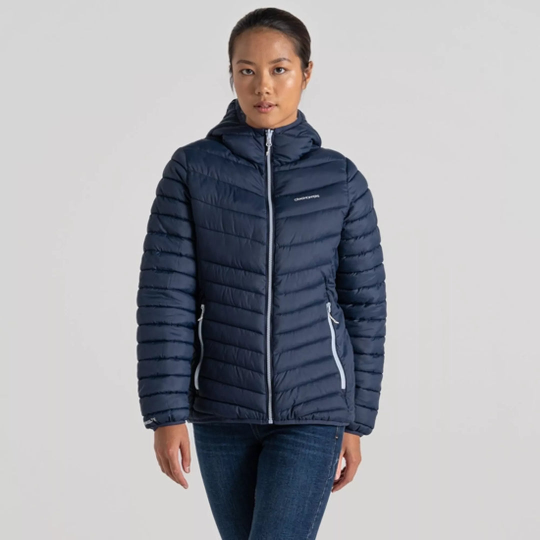 Craghoppers Compresslite VIII Hooded Jacket BlNavy/AutM