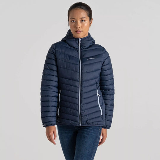 Craghoppers Compresslite VIII Hooded Jacket BlNavy/AutM