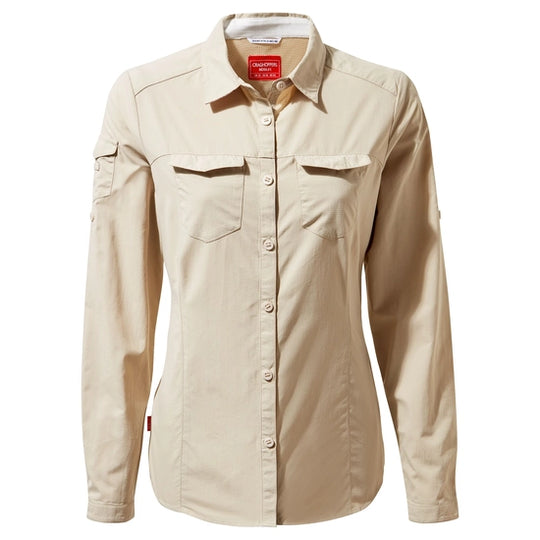 Craghoppers NosiLife Adventure II Long Sleeved Shirt Desert Sand