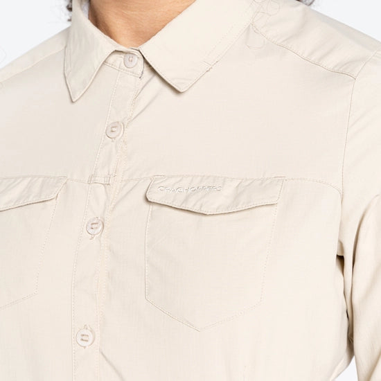 Craghoppers NosiLife Adventure II Long Sleeved Shirt Desert Sand