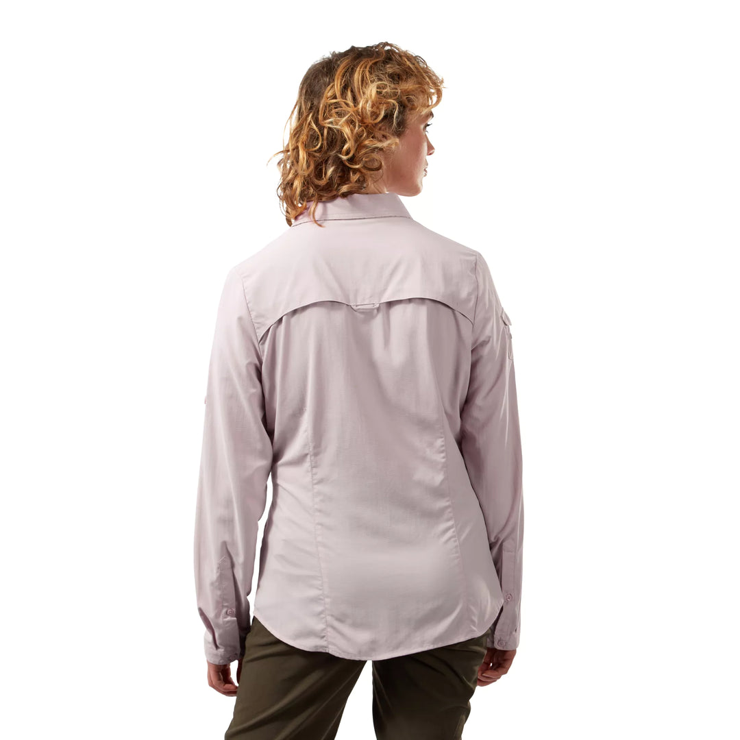 Craghoppers NosiLife Adventure II Long Sleeved Shirt Brushed Lilac
