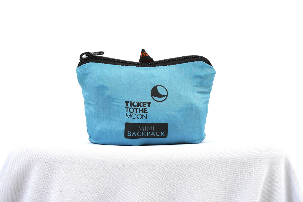 Ticket To The Moon Mini Backpack Sky Blue / Light Grey (15L)