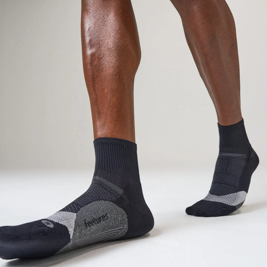 Feetures Elite Ultra Light Cushion Quarter Black