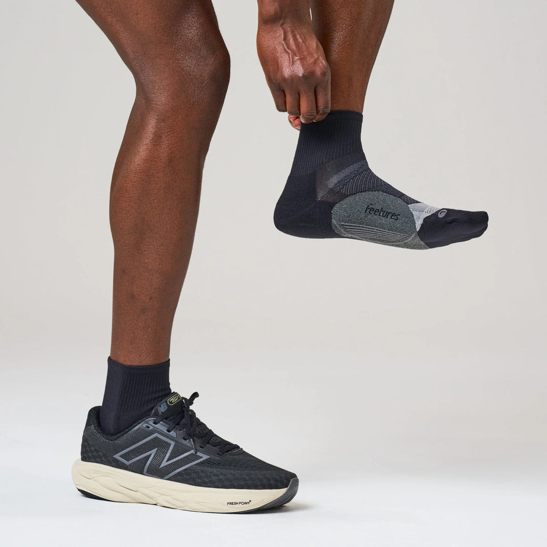 Feetures Elite Ultra Light Cushion Quarter Black