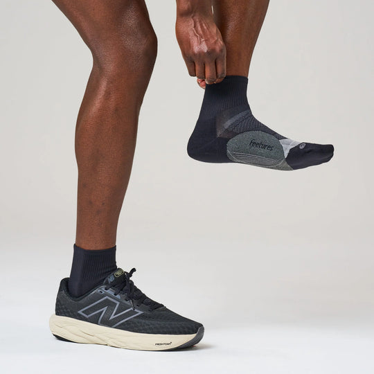 Feetures Elite Ultra Light Cushion Quarter Black