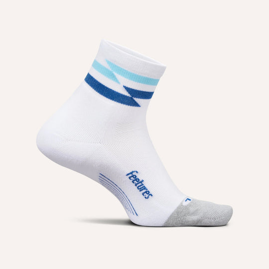 Feetures Elite Light Cushion Quarter White Track