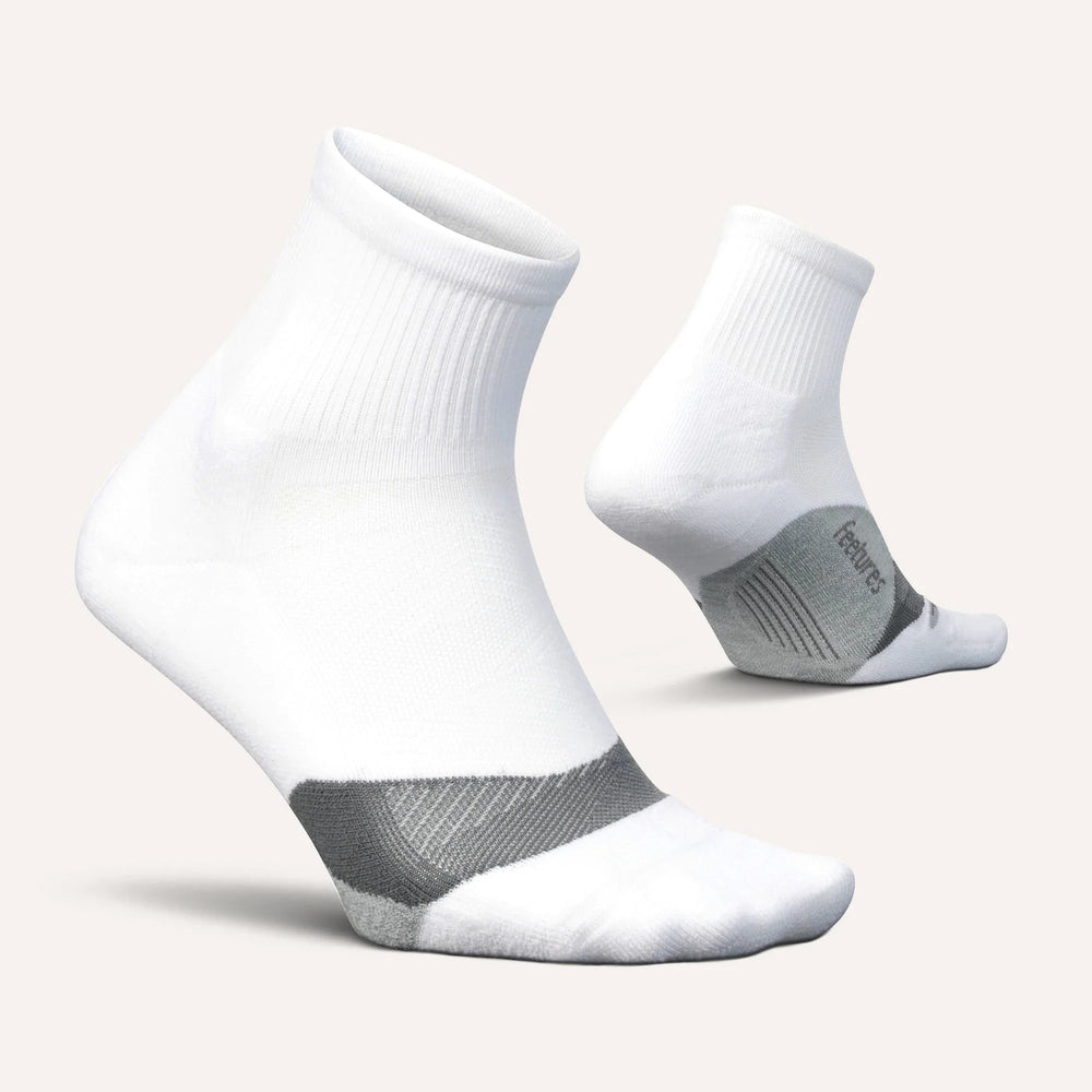 Feetures Elite Ultra Light Cushion Quarter White