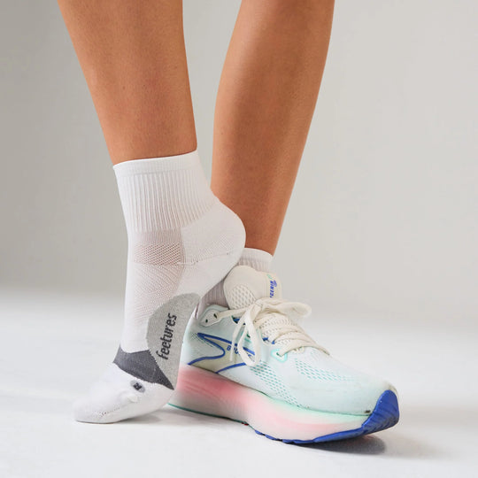 Feetures Elite Ultra Light Cushion Quarter White