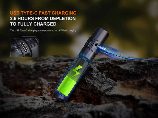 Fenix PD36R V2.0 LED Flashlight (black, sm)