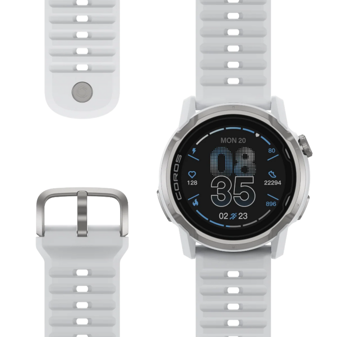 COROS APEX 4 46MM WHITE w/Silicone Band