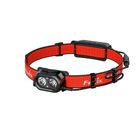 FENIX HP12R-T SST25 cold white light & SST20 neutral white light LED headlamp (Black)