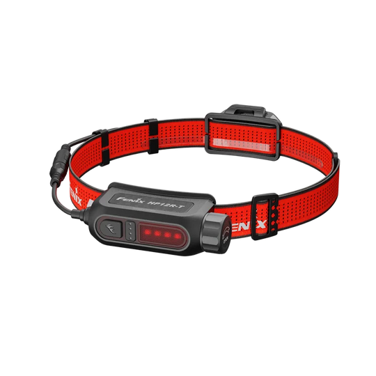FENIX HP12R-T SST25 cold white light & SST20 neutral white light LED headlamp (Black)