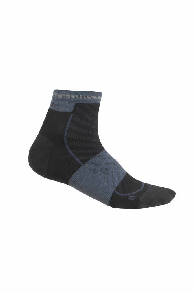 Icebreaker Womens Run+ Ultralight Mini Black