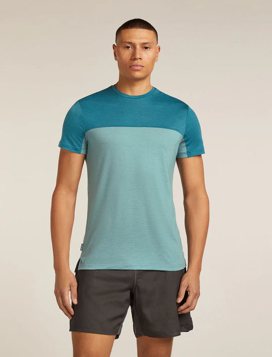 Icebreaker M Merino Blend 125 Cool-Lite Sphere SS Tee Topaz