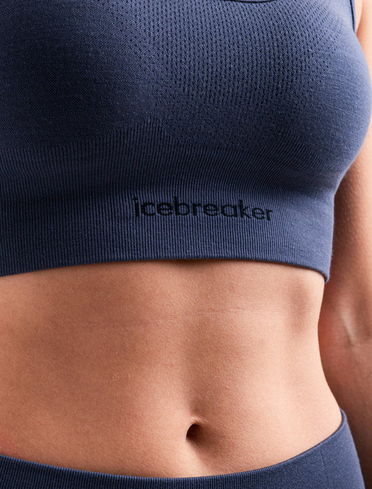 Icebreaker Womens 260 Seamless Bra GRAPHITE
