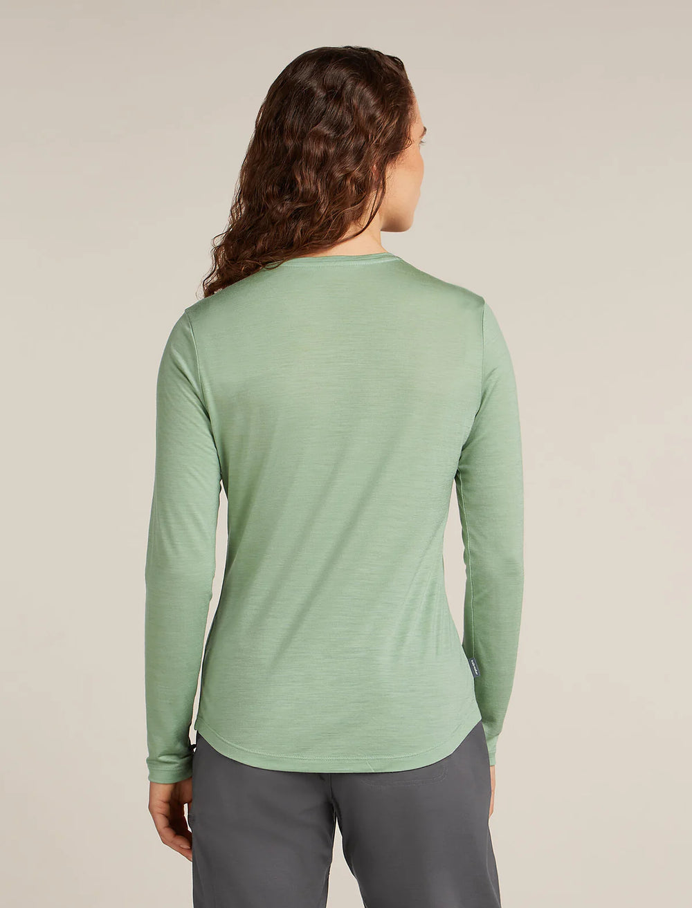 Icebreaker W Merino Blend 125 Cool-Lite Sphere LS Tee Seaglass