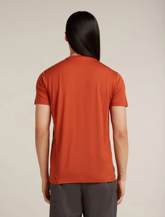 Icebreaker M Merino 150 Tech Lite SS Tee Skiing Yeti Agate