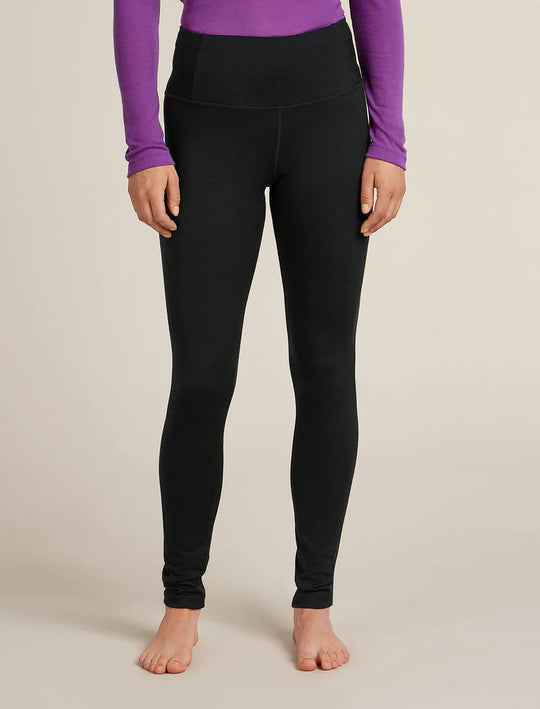 Icebreaker W Merino 200 Oasis High Rise Leggings Black