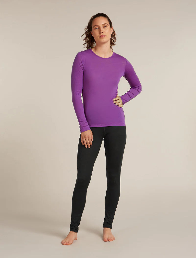 Icebreaker W Merino 200 Oasis High Rise Leggings Black