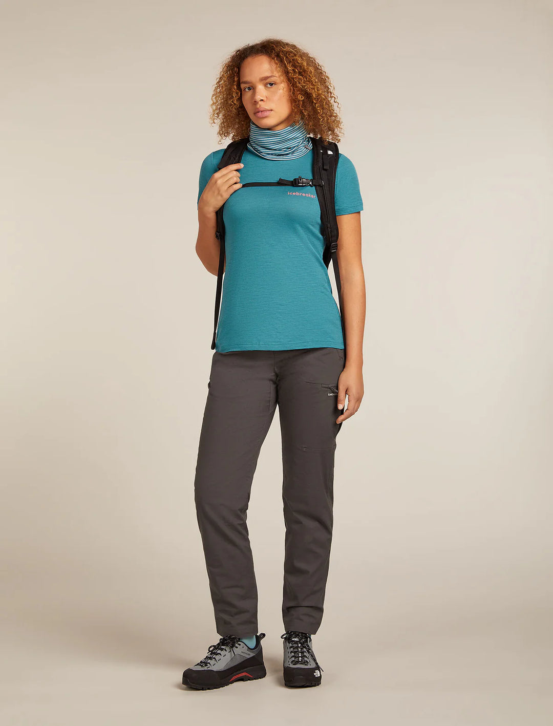 Icebreaker W Merino 150 Tech Lite SS Tee Topaz