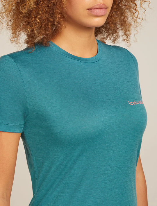 Icebreaker W Merino 150 Tech Lite SS Tee Topaz