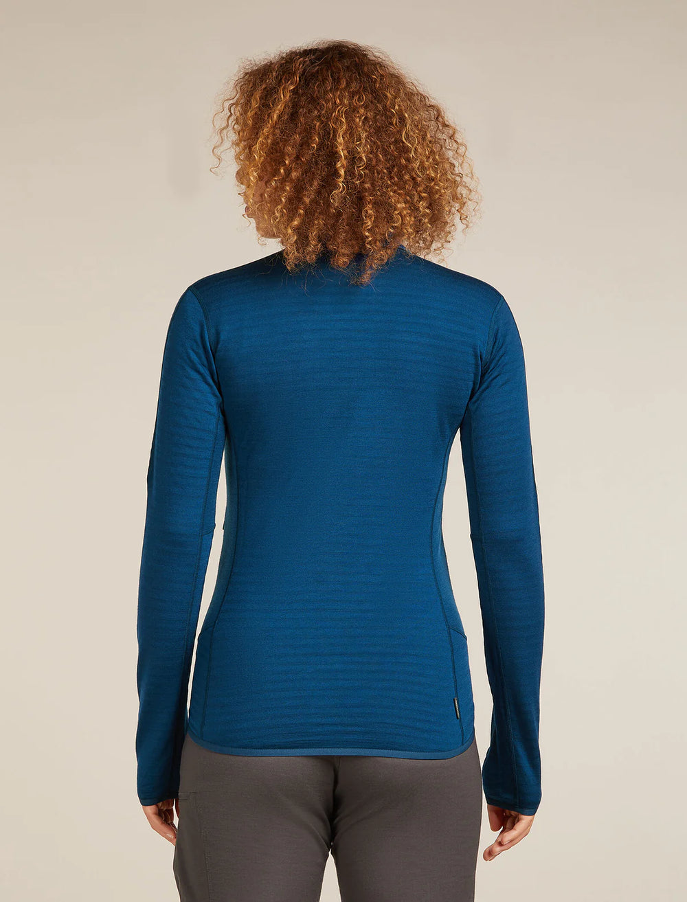 Icebreaker W 300 Merino Descender Long Sleeve Zip Jacket Atlantis
