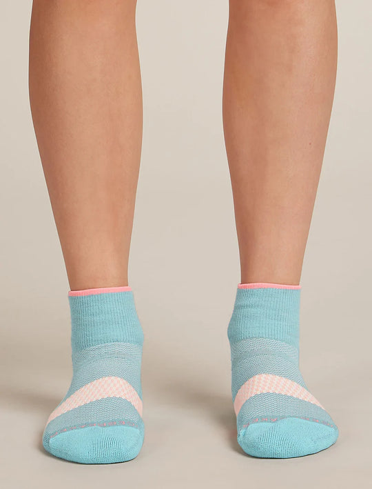 Icebreaker W Merino Multisport Light Mini Hydro/Acid Pink/Blush