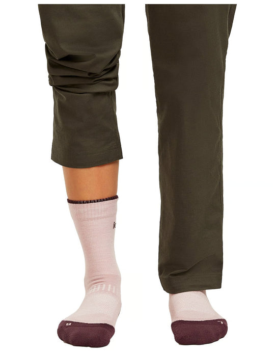 Icebreaker W Merino Hike+ Light Crew Pink Quartz/Java