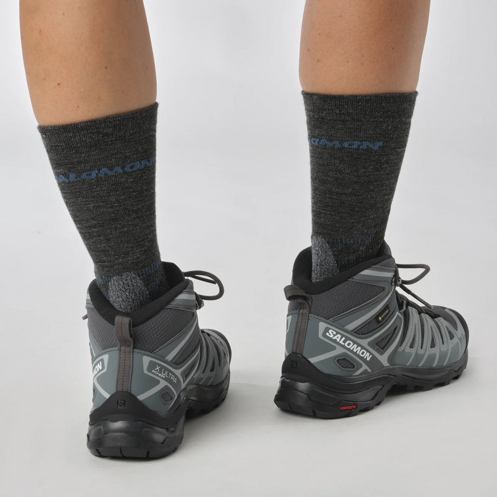 Salomon X ULTRA PIONEER MID GTX W Ebony/Stormy Weather/Wine Tasting