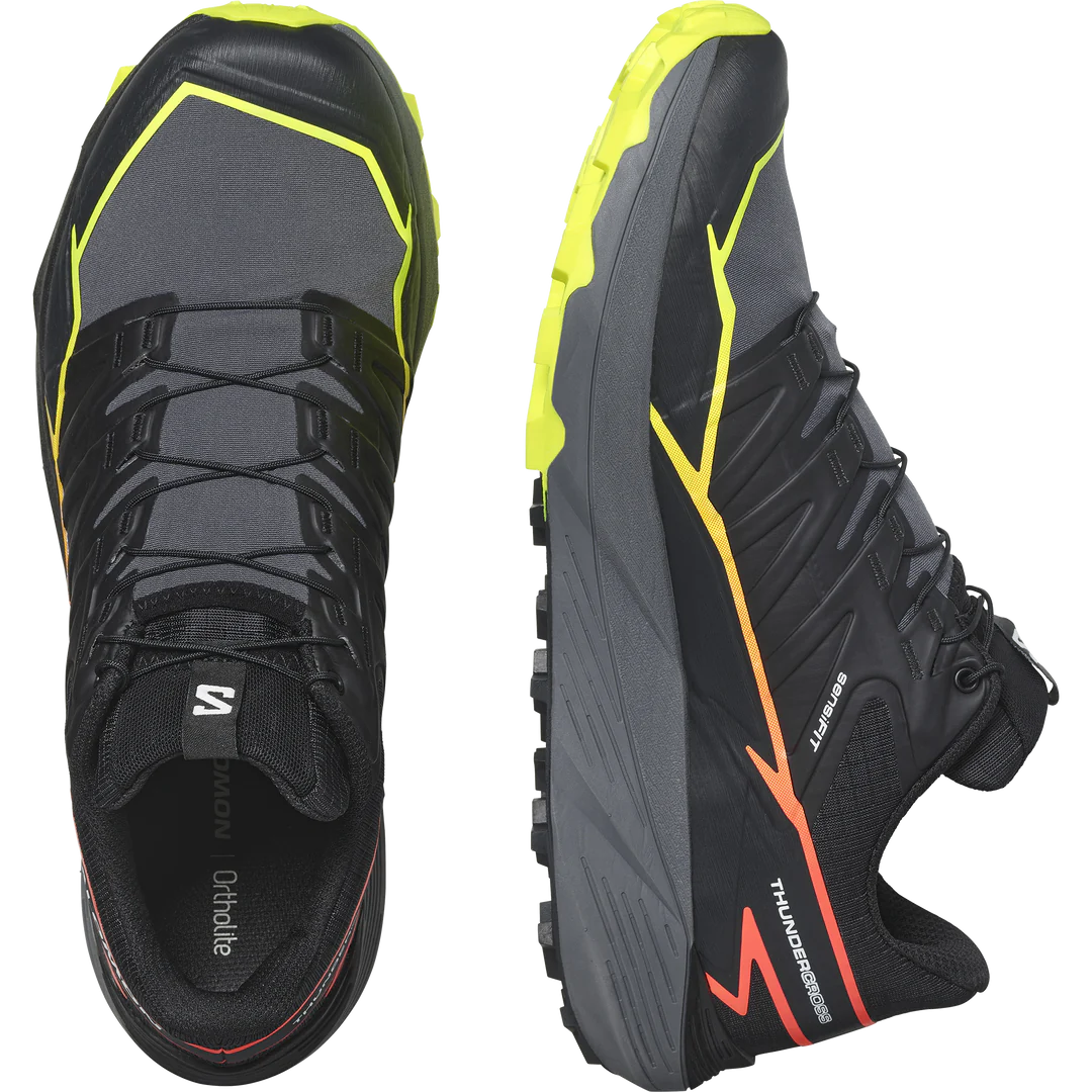 Salomon Thundercross Men Black/Quiet Shade/Fiery Coral